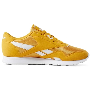 reebok classic nylon femme jaune