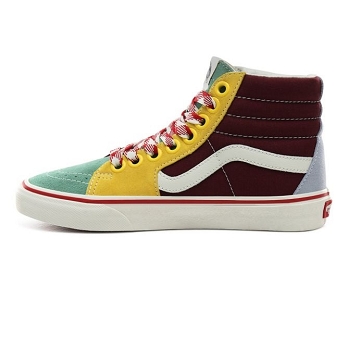 vans montante multicolor