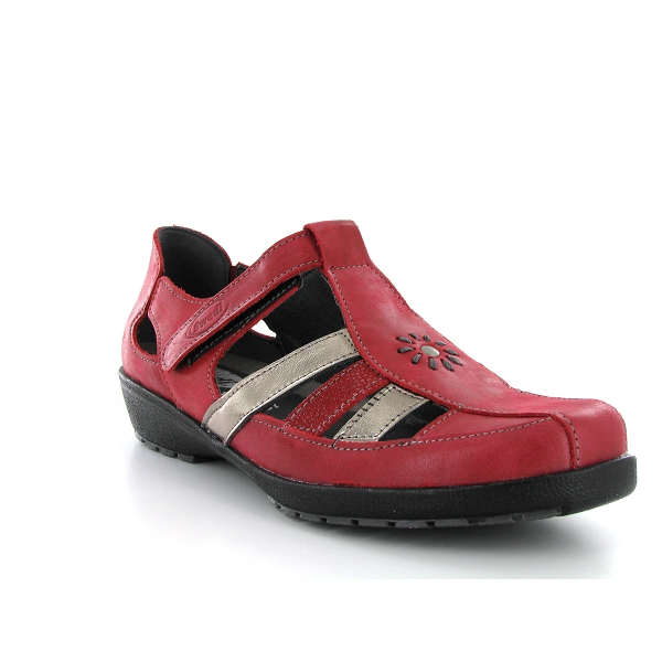 Swedi nu pieds et sandales londrin rouge9735501_2