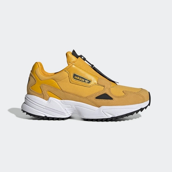 adidas falcon zip w yellow